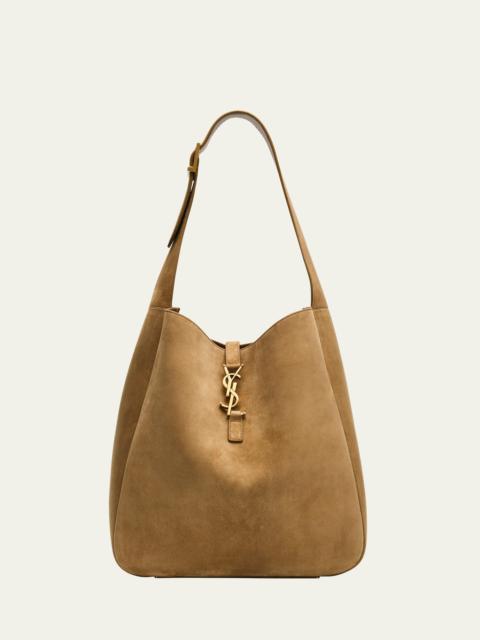 Le 5 A 7 Large YSL Hobo Bag in Suede