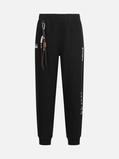 EVISU Totem Seagull Embroidery Straight Fit Sweatpants