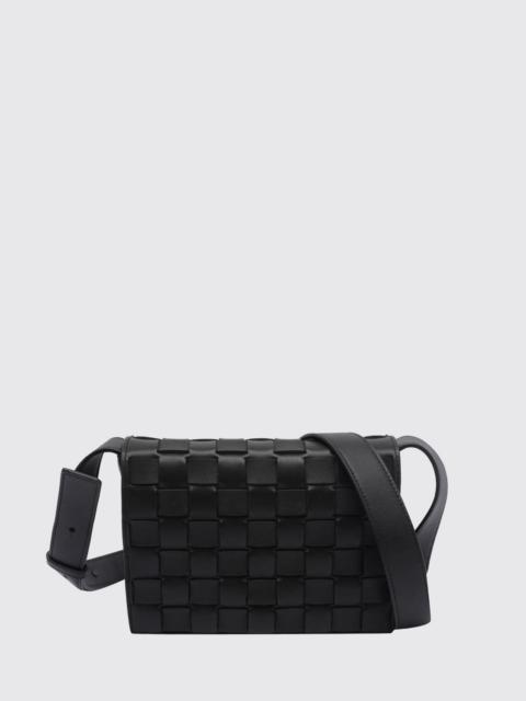 Bottega Veneta Bottega Veneta Men Bottega Veneta Orto Crossbody Bag In Woven Calfskin Leather
