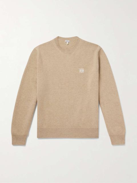 Loewe Anagram Logo-Embroidered Wool Sweater