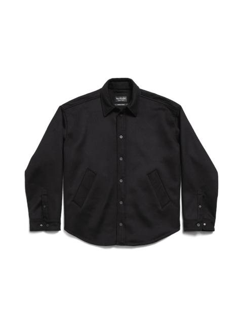 BALENCIAGA Men's Padded Shirt in Black