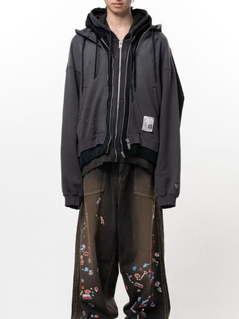 Maison MIHARAYASUHIRO Triple Layered Zip-up Hoodie