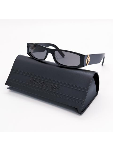 NEW DIOR CD DIAMOND S1I 10A0 BLACK SQUARE EYEWEAR DIOR