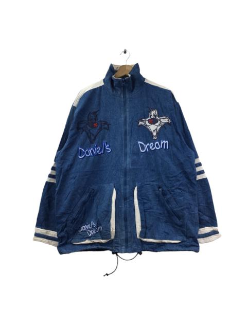 Other Designers Vintage - Vtg NEW YORK CLUB Daniels Dream Cat Cartoon Jacket Sweater