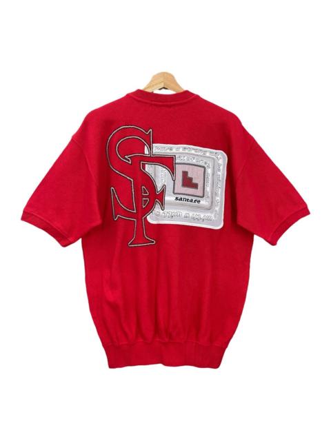 Other Designers Japanese Brand - Vintage 90s Santa fe Embroidered Shortsleeve Jumper Size M