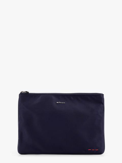 KITON CIRO PAONE - Kiton Ciro Paone Nylon Clutch With Metal Logo