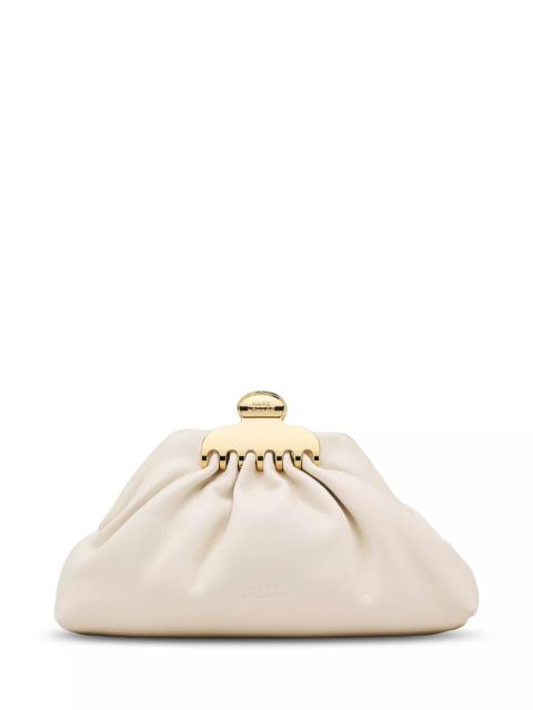 Marc Jacobs The Glam Claw Clip Leather Clutch