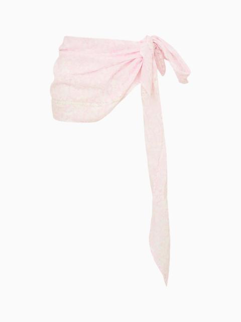 LoveShackFancy Dawsette Chantilly Bow Cover-Up Skirt