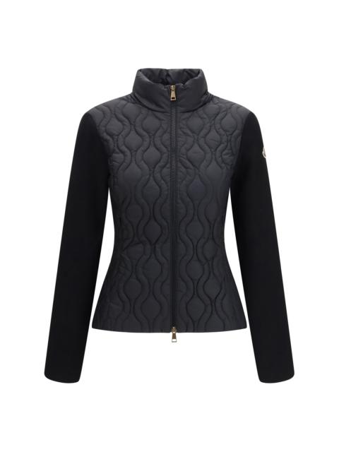 Moncler Moncler Cotton Padded Cardigan Black Women