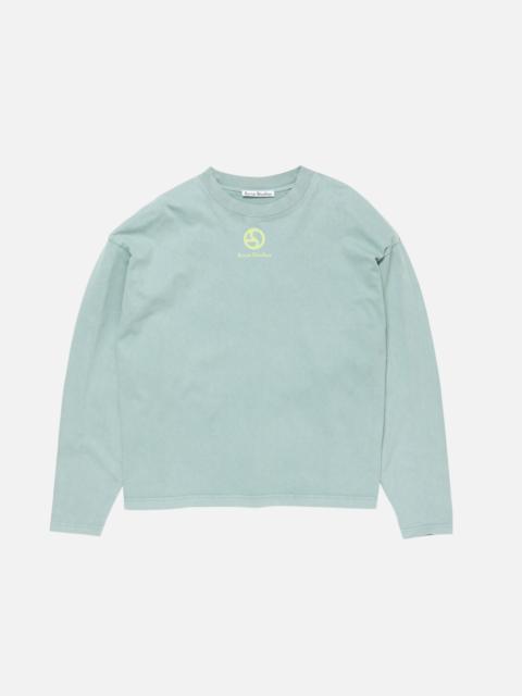 Acne Studios Logo t-shirt - Mint green