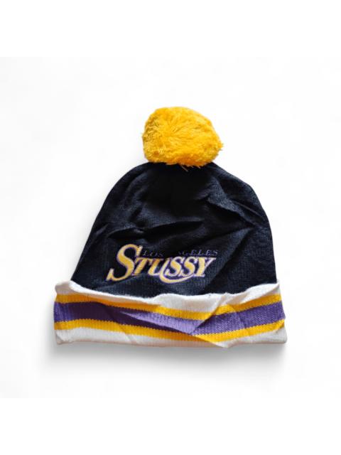 Stüssy Rare!! Vintage 00's Stussy Los Angeles Lakers Beanie Hat