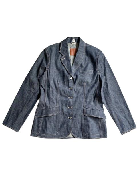 Hermès Margiela For Hermes Denim Linen Blazer