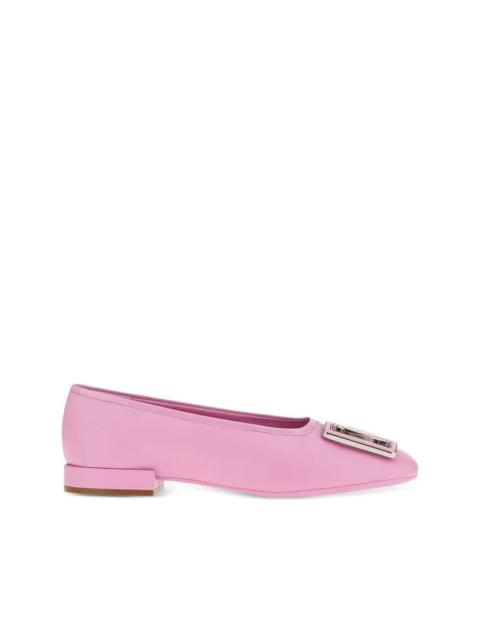 FERRAGAMO Ferragamo Womens Pink Ballerinas Flats