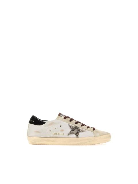 Golden Goose GOLDEN GOOSE Super Star Women's White/Beige Ponyhair Low Top