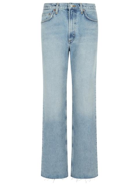 AGOLDE Agolde LEENA STAGE Regenerated Cotton Jeans Blue