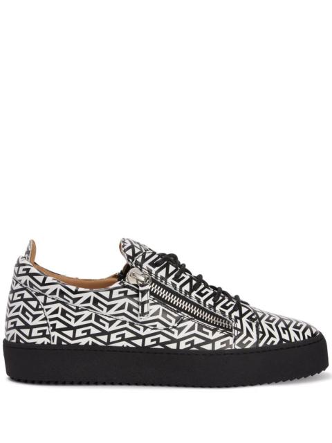 Giuseppe Zanotti Frankie monogram sneakers