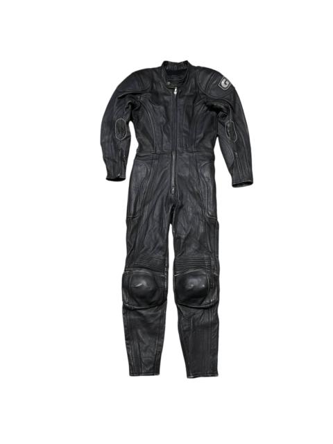 Other Designers Vintage 90's Giulio Leather Jumpsuit Racing Coveralls