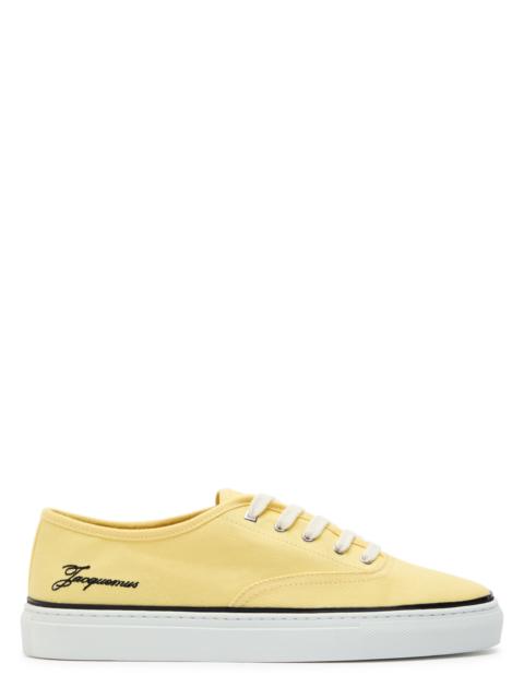 JACQUEMUS Jacquemus Les Fefe Logo-embroidered Canvas Sneakers
