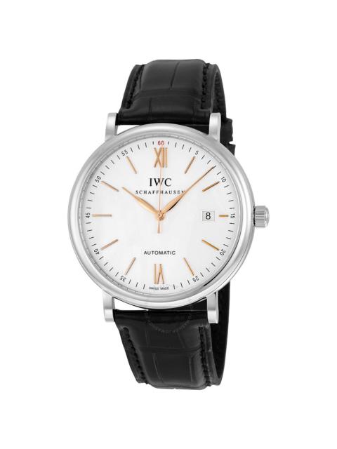 IWC Schaffhausen IWC Portofino Automatic Silver-plated Dial Men's Watch IW356517