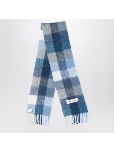 Acne Studios Acne Studios Indigo Blue/Grey/Light Blue Alpaca Scarf Women