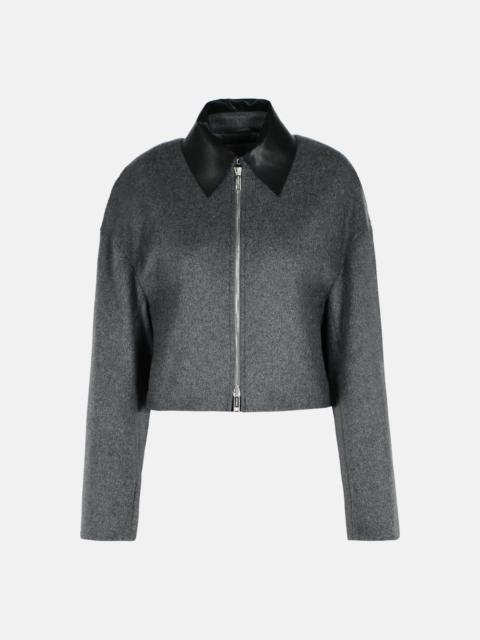Sportmax 'VACUO' ANTHRACITE VIRGIN WOOL JACKET