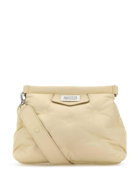Maison Margiela Maison Margiela Women Ivory Nappa Leather Small Glam Slam Classique Crossbody Bag