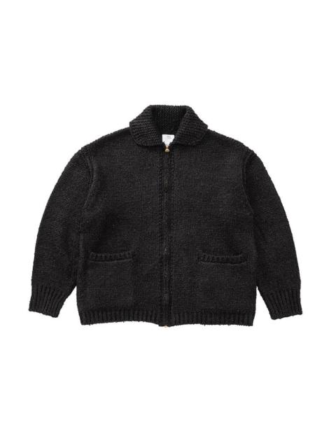 visvim COWICHAN KNIT (MAWATA) W BLACK
