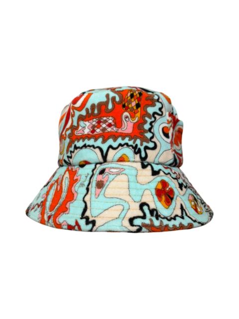 PUCCI EMILIO PUCCI Spring Summer 2005 Psychedelic Print Terry Cloth Bucket Hat