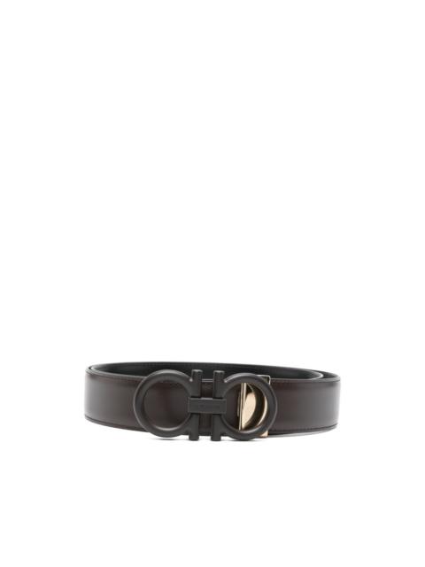 FERRAGAMO Gancini buckle leather belt