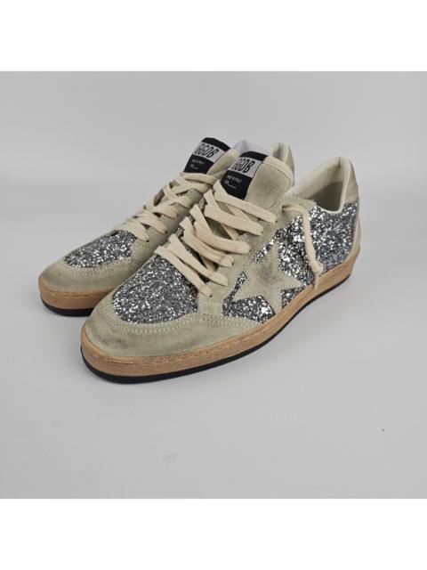 Golden Goose GOLDEN GOOSE Ball Star Women's Silver/Ice Glitter Sneakers N