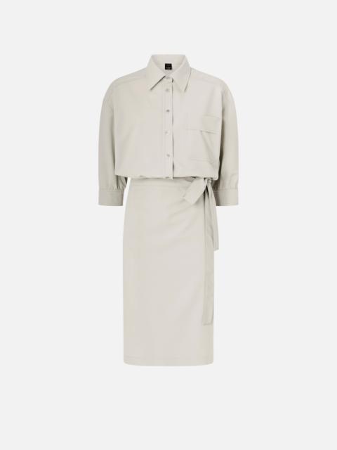 PINKO MIDI DRESS WITH SHIRT TOP