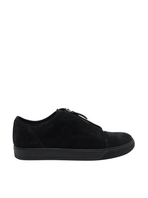 Lanvin Lanvin Men Suede Dbb1 Zip Sneakers