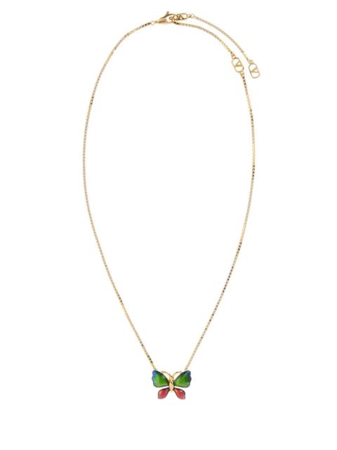 Valentino Valentino Garavani Men Gold Metal Vouloirvoler Necklace