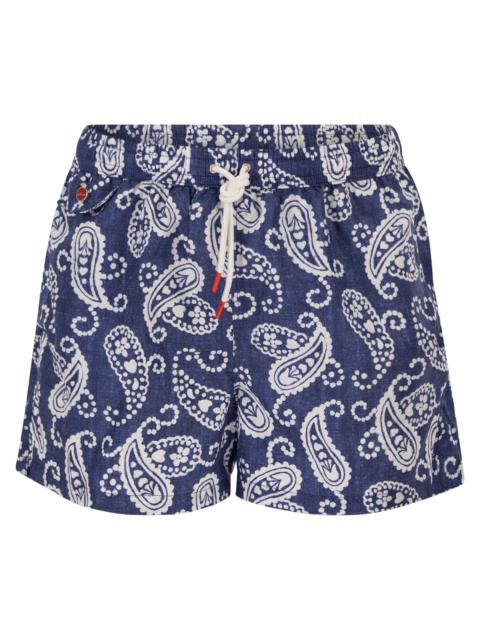 Other Designers Kiton Men Short Patterned Swim Boxers