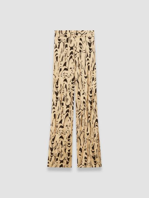 JOSEPH Dijon Printed Crinkle Trousers