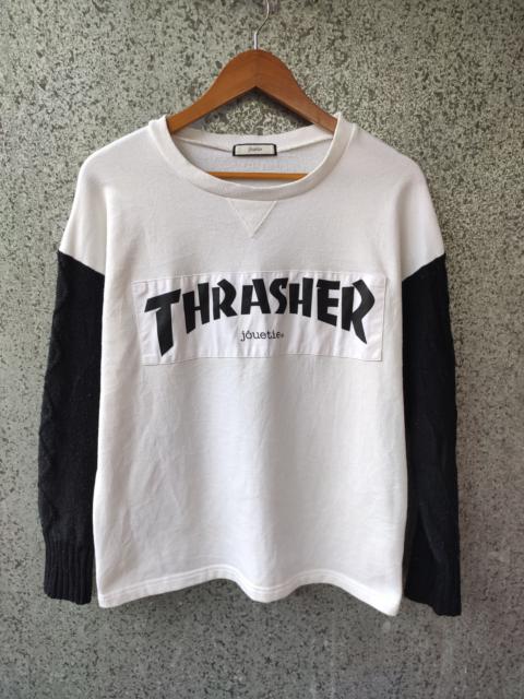 Other Designers Thrasher - Trasher x Joutie spell out long sleeve t shirt