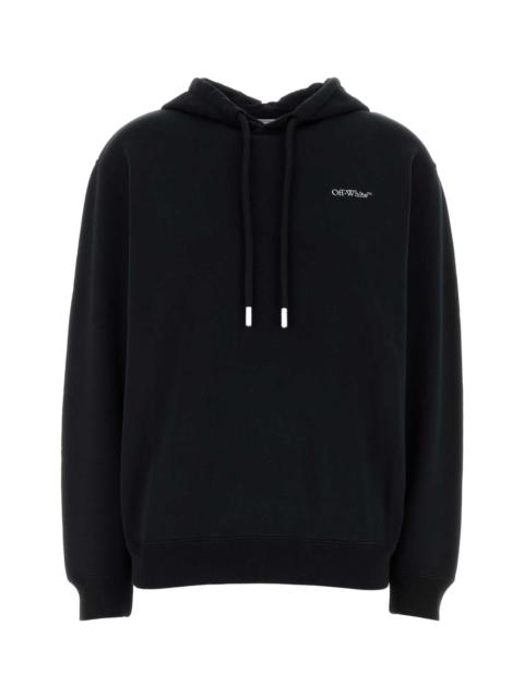 Off-White Off White Women Black Cotton Sweatshirt