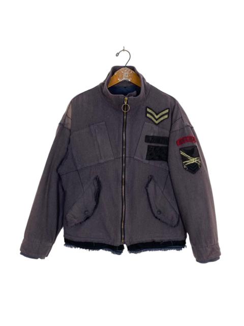Other Designers Rare‼️ Vintage Sunfaded RNA Republic Military Zipper Jacket