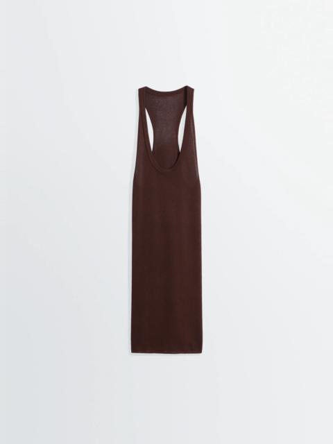 Lemaire TANK TOP MINI DRESS IN VISCOSE CREPE