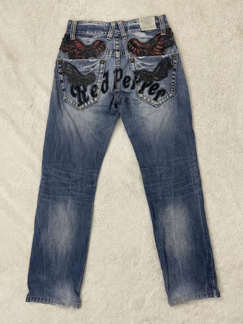 Other Designers Distressed Denim - Awesome Red Pepper Jeans Distressed