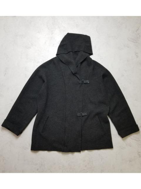 Other Designers Oska Boiled Virgin 100% Wool Hooded Coat Jacket Riri Sz 2
