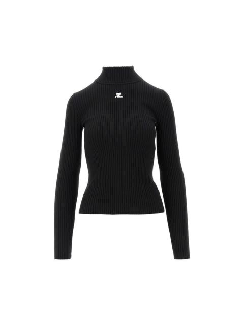 courrèges Courreges Women 'Reedition' Ribbed Sweater