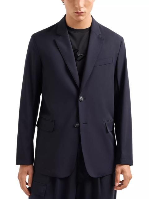 EMPORIO ARMANI Notch Lapel Blazer