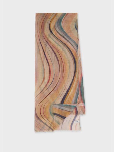 Paul Smith Women's Linen-Blend 'Swirl' Scarf