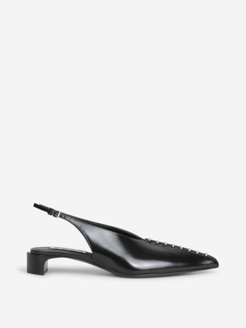 Jil Sander SLINGBACK SPAZZOLATO LEATHER