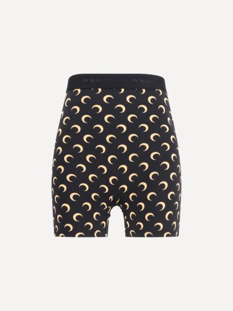 Marine Serre Technical stretch fabric Shorts