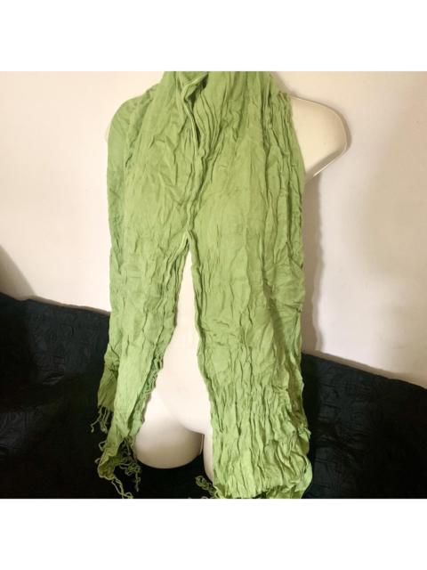 Other Designers Unique Vintage Women's Green Scarf-wraps