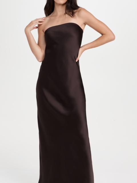 NORMA KAMALI Bias Strapless Gown
