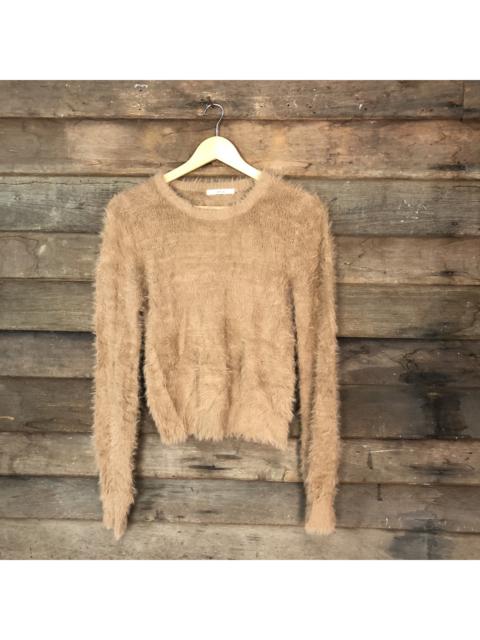 Other Designers Vintage - Joky Gal Brown Shag Shaggy Fur Mohair Knitwear #6948