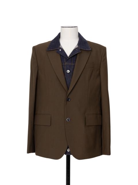 sacai Suiting x Denim Jacket